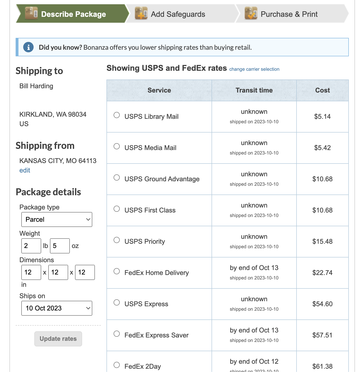 Shipping on Bonanza Bonanza Help Center
